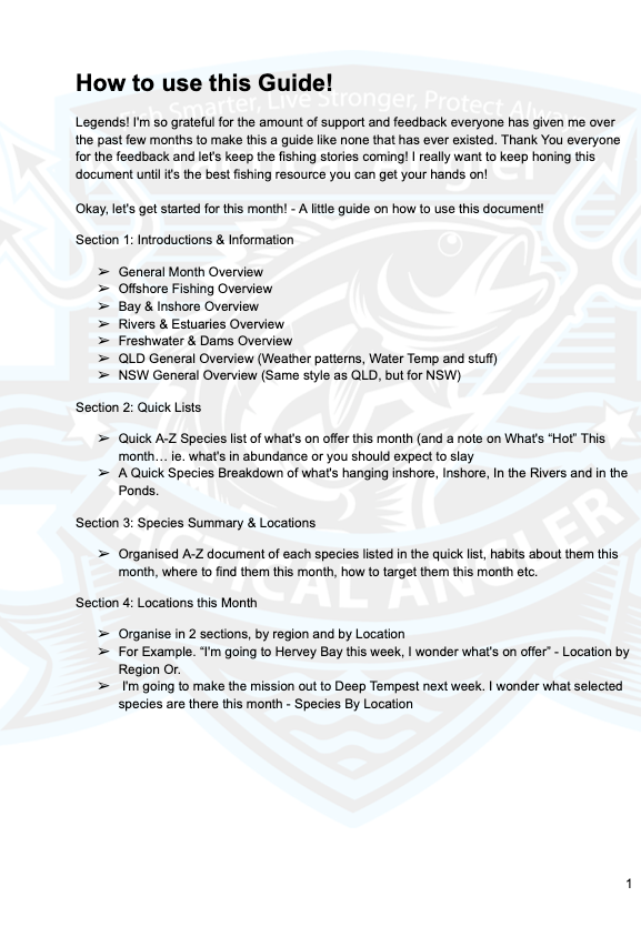 📈 JUNE: SEQ Anglers Monthly Fishing Action Report