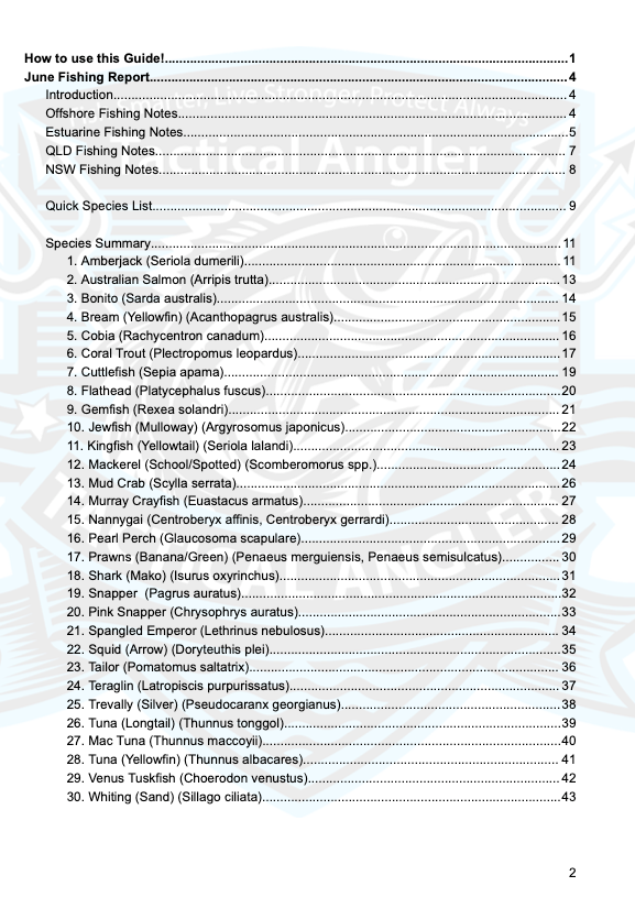 📈 JUNE: SEQ Anglers Monthly Fishing Action Report