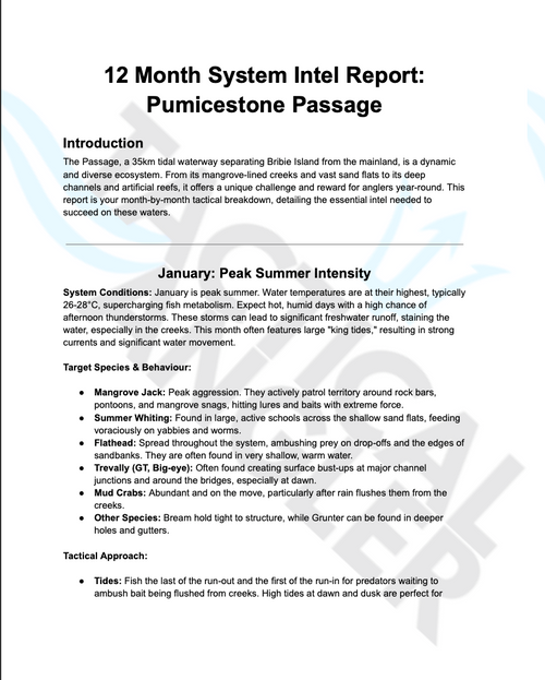 🐟 FREE 12-Month System Report - PUMICESTONE PASSAGE